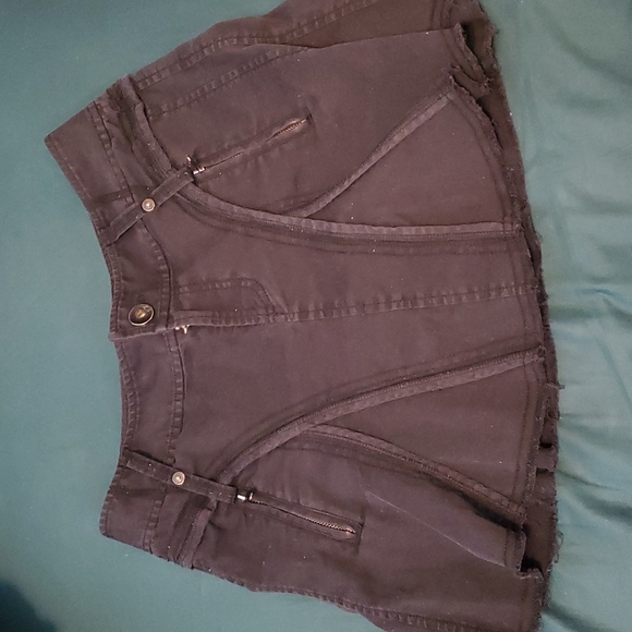 Armani exchange black mini skirt - Picture 1 of 2